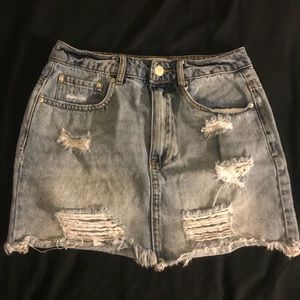 Denim skirt